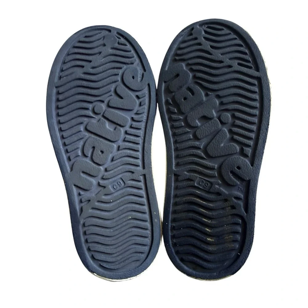 Native Toddler Jefferson Slip on Water Shoes Size C9 Navy Blue Monsters